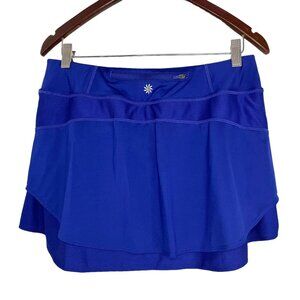 Athleta Bustle Skort athletic skirt tennis royal blue womens medium